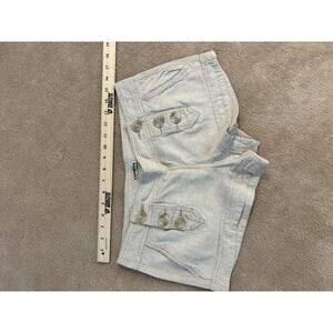 Womens Size 4 Express Linen Button Up Shorts NWOT